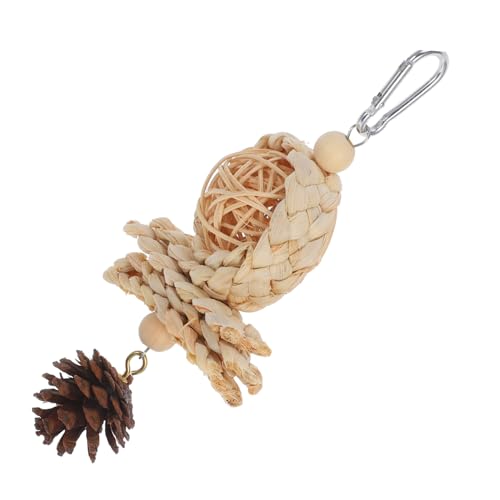 BUGUUYO Papagei Klettern Spielzeug Einfach Installieren Vogel Kauen Spielzeug Für Sittiche Nymphensittich Conure Finch Wellensittich Ara Rattan Barsch Stehen BUGUUYO Papagei Klettern Spielzeug Einfach Installieren Vogel Kauen Spielzeug Für Sittiche Nymphensittich Conure Finch Wellensittich Ara Rattan Barsch Stehen von BUGUUYO
