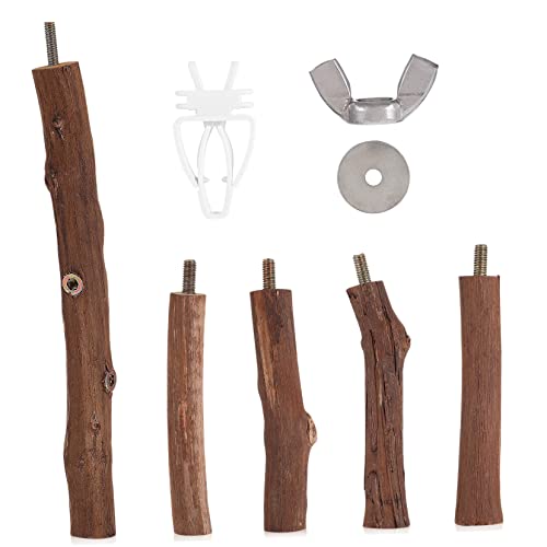 BUGUUYO Vogel Sitzstange Zubehör Set Papagei Training Stand Sticks Gemüse Für Papageien BUGUUYO Vogel Sitzstange Zubehör Set Papagei Training Stand Sticks Gemüse Für Papageien von BUGUUYO