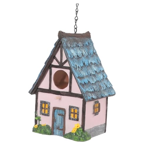BUGUUYO Bird Essential Vogelhaus Aus Kunstharz Groß Für Draußen Nistkasten Gartendekoration Großbritannien von BUGUUYO