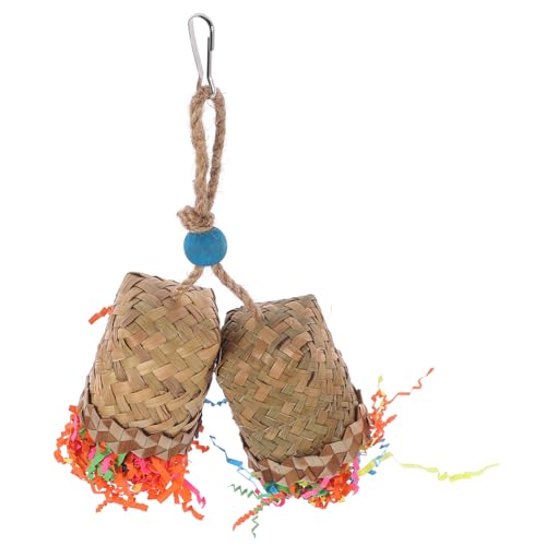 BUGUUYO Vogel Papageien Kauen Hängen Spielzeug Papagei Käfig Schreddern Spielzeug Vogel Käfig Zubehör BUGUUYO Vogel Papageien Kauen Hängen Spielzeug Papagei Käfig Schreddern Spielzeug Vogel Käfig Zubehör von BUGUUYO