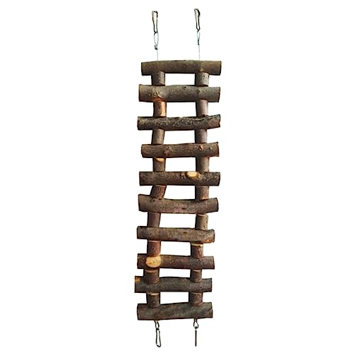 BUGUUYO Vogel Kletterleiter Aus Holz Einstellbare Treppe Für Kleintiere Apfelholz Lang Für Papageien Nager Und Andere Haustiere Fördert Spiel Und Gesundheit BUGUUYO Vogel Kletterleiter Aus Holz Einstellbare Treppe Für Kleintiere Apfelholz Lang Für Papageien Nager Und Andere Haustiere Fördert Spiel Und Gesundheit von BUGUUYO