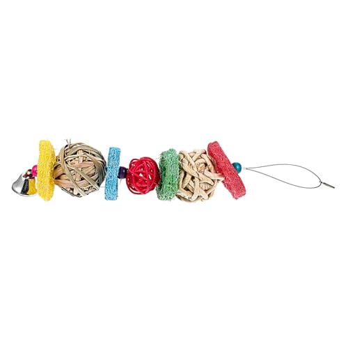 BUGUUYO Papageiennagespieße vogelkäfig zubehör vogelzubehör für käfig Papageienzubehör Papageienkäfigzubehör Parrot Toys Nymphensittich Leckereien Haustier-Vogel-Zubehör hölzern von BUGUUYO