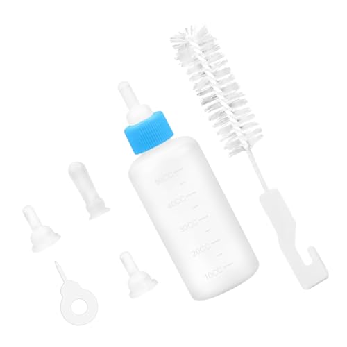 BUGUUYO Stillflaschen-Set Für Haustiere Hunde Und Katzen Silikonflasche Mit Schnuller Fütterungsutensilien Reinigungsbürste BUGUUYO Stillflaschen-Set Für Haustiere Hunde Und Katzen Silikonflasche Mit Schnuller Fütterungsutensilien Reinigungsbürste von BUGUUYO