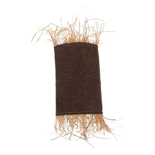 BUGUUYO Pet Rabbit Tunnel Grasnest Hamster-Aktivitätsspielzeug Kleiner lustiger Tunnel Haustunnelspielzeug Hamster-Labyrinth- Kaninchenspielzeug für Zimmerhasen Heu Hellbraun von BUGUUYO