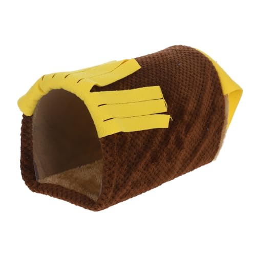 BUGUUYO Plüsch Meerschweinchen Versteck Tunnel Kuscheliges Winterquartier und Schlafnest für Hamster Chinchillas Kaninchen Waschbares Kleintierhaus mit Quaste Gemütlicher Rückzugsort für BUGUUYO Plüsch Meerschweinchen Versteck Tunnel Kuscheliges Winterquartier und Schlafnest für Hamster Chinchillas Kaninchen Waschbares Kleintierhaus mit Quaste Gemütlicher Rückzugsort für von BUGUUYO