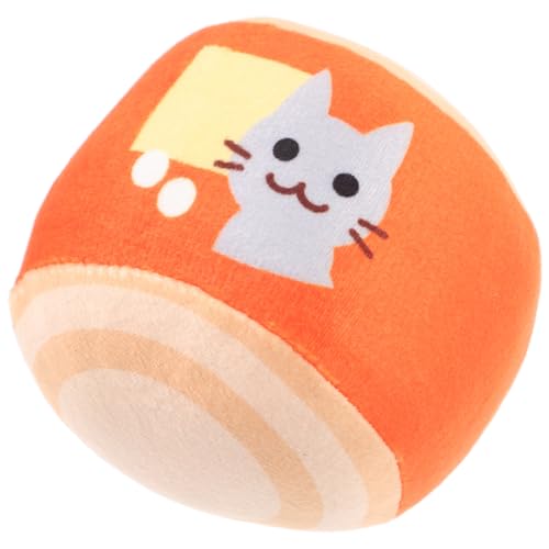 BUGUUYO Plüschtier, Ausgestopftes Katzenspielzeug, Hübsches Katzenspielzeug in Dosenform, Interaktives Kätzchen-plüschspielzeug Mit Glocke Und Katzenminze BUGUUYO Plüschtier, Ausgestopftes Katzenspielzeug, Hübsches Katzenspielzeug in Dosenform, Interaktives Kätzchen-plüschspielzeug Mit Glocke Und Katzenminze von BUGUUYO