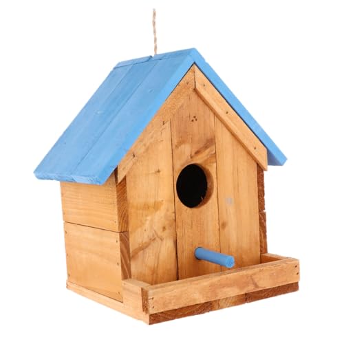 BUGUUYO Regenfester Vogelfutterspender Aus Massivholz Zum Aufhängen Im Freien Vogelfutterspender Zum Aufhängen Holzdekor Vogelfutterspenderständer Pavillon Vogelfutterspender Für BUGUUYO Regenfester Vogelfutterspender Aus Massivholz Zum Aufhängen Im Freien Vogelfutterspender Zum Aufhängen Holzdekor Vogelfutterspenderständer Pavillon Vogelfutterspender Für von BUGUUYO