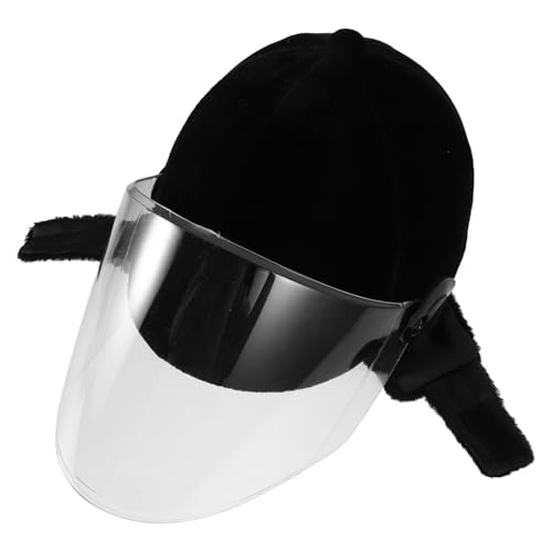 BUGUUYO Reithelm Reitfahrtenhelmabdeckung Kopfbedeckung für Pferde Winter gepolsterte Halshalsabdeckung Reitausrüstung Damen Fahrradhelm winterhelm Abdeckung Plastik Black BUGUUYO Reithelm Reitfahrtenhelmabdeckung Kopfbedeckung für Pferde Winter gepolsterte Halshalsabdeckung Reitausrüstung Damen Fahrradhelm winterhelm Abdeckung Plastik Black von BUGUUYO