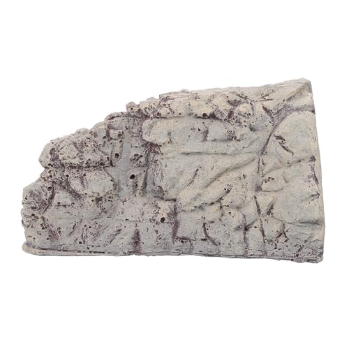 BUGUUYO Simulation Stein Höhle Aus Harz Für Reptilien Versteck Für Schlangen Und Schildkröten Mittelgroß Hohe Haltbarkeit Realistische Für Terrarien-Dekoration von BUGUUYO
