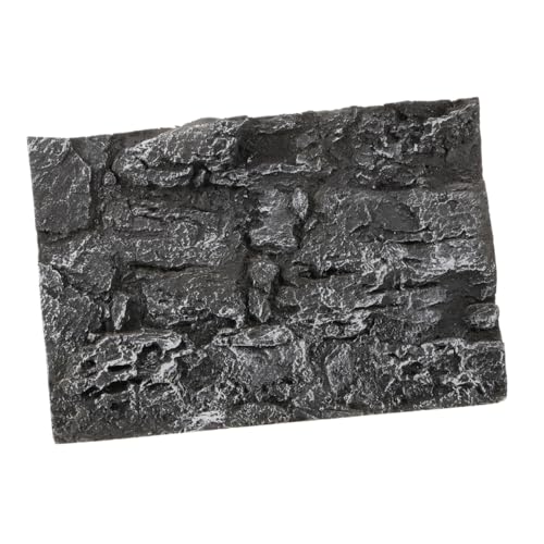 BUGUUYO Rock Stone Hintergrund Für Reptilien Und Fischbecken Dekorative Rückwand Für Terrarien Langlebige Pu-hintergrundplatte Installieren von BUGUUYO