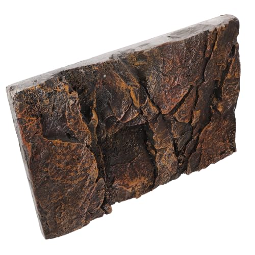 BUGUUYO Reptilienkastenkulisse Unterlage Planke Reptilienfelsen Fischtankdekor Aquarienhintergründe Einsiedlerkrebsbecken Cooler Aquarium-Hintergrund Zubehör Für Terrarien Schildkröte Pu BUGUUYO Reptilienkastenkulisse Unterlage Planke Reptilienfelsen Fischtankdekor Aquarienhintergründe Einsiedlerkrebsbecken Cooler Aquarium-Hintergrund Zubehör Für Terrarien Schildkröte Pu von BUGUUYO