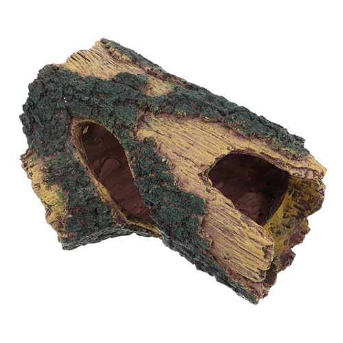 BUGUUYO Resin Aquarium Baumstamm Höhle Natürliche Deko für Fisch Reptilienterrarien Hohles Versteck Künstliches Schwemmholz Vielseitiges Aquarium Zubehör für Innenbecken BUGUUYO Resin Aquarium Baumstamm Höhle Natürliche Deko für Fisch Reptilienterrarien Hohles Versteck Künstliches Schwemmholz Vielseitiges Aquarium Zubehör für Innenbecken von BUGUUYO
