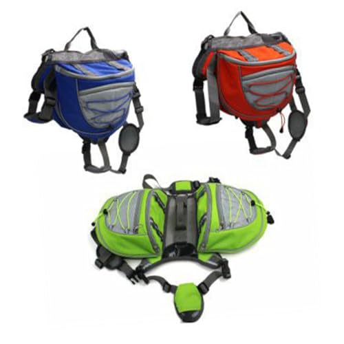 BUGUUYO Rucksäcke Haustiergeschirr Hunderucksack Hund satteltasche Haustiertasche Satteltasche für Hunde Reisehundetasche pet Supplies haustierbedarf Rucksack für Haustier Blue von BUGUUYO
