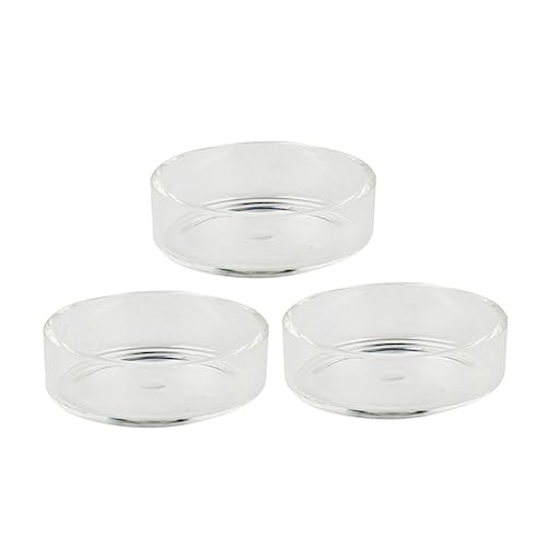 BUGUUYO Runder Futternapf Aus Glas Für Garnelen 3er-Set Garnelenfutterbecken Aquarium-Dekoration Sicher Für Haustiere BUGUUYO Runder Futternapf Aus Glas Für Garnelen 3er-Set Garnelenfutterbecken Aquarium-Dekoration Sicher Für Haustiere von BUGUUYO