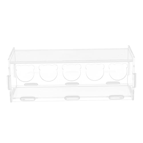BUGUUYO Rutin-hühnerfutter Spender Geflügel Hamster Taube Lebensmittelbehälter Doppelt Essen Füttern Hundefutter Schüsseln Vogelkäfig Tür Automatisch Erzogen Tablett Pro Acryl Transparent BUGUUYO Rutin-hühnerfutter Spender Geflügel Hamster Taube Lebensmittelbehälter Doppelt Essen Füttern Hundefutter Schüsseln Vogelkäfig Tür Automatisch Erzogen Tablett Pro Acryl Transparent von BUGUUYO