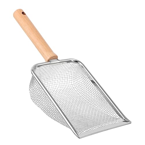BUGUUYO Sandschaufel aus Edelstahl Katzenpflege Katzentoilette groß Püppchen Reptilienstreureiniger Reptilien zubehör cat Litter Shovel Schaufel für Katzenstreu Sieb für Haustiere hölzern BUGUUYO Sandschaufel aus Edelstahl Katzenpflege Katzentoilette groß Püppchen Reptilienstreureiniger Reptilien zubehör cat Litter Shovel Schaufel für Katzenstreu Sieb für Haustiere hölzern von BUGUUYO