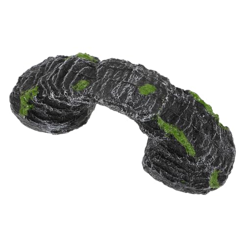 BUGUUYO Terrarium Schildkröten Basking Plattform Große Simulation Felsen Für Reptilien Versteck Dekoration Für Aquarium Und Terrarium Für Schildkröten Und Andere Haustiere von BUGUUYO