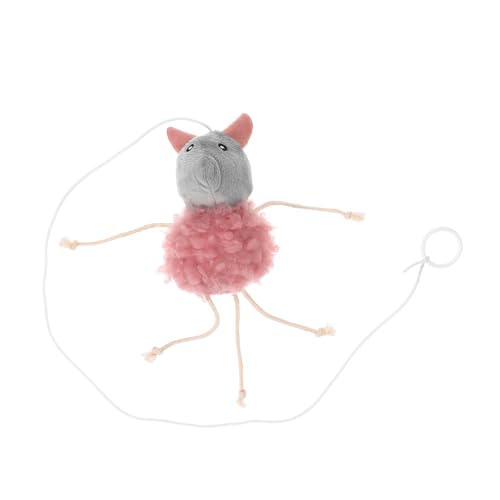 BUGUUYO Simulation Necken Katzenstick Katzenteaser Im Freien Katzenspielzeugseil Hamster-aktivitätsspielzeug Katzenspielzeug Für Die Tür Hamsterübung Rosa Garn BUGUUYO Simulation Necken Katzenstick Katzenteaser Im Freien Katzenspielzeugseil Hamster-aktivitätsspielzeug Katzenspielzeug Für Die Tür Hamsterübung Rosa Garn von BUGUUYO