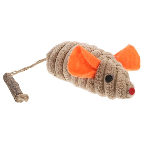 BUGUUYO Katzenspielzeug Aus Plüsch Und Elastischer Baumwolle Interaktives Beißspielzeug Mit Katzenminze Für Katzen Geeignet Als Spielzubehör Für Innenbereich von BUGUUYO