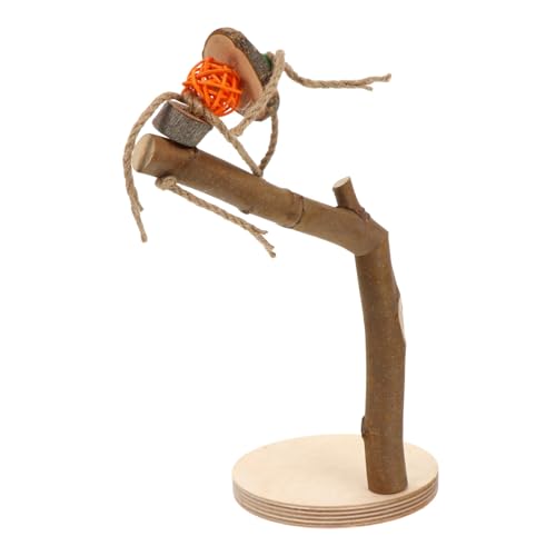 BUGUUYO Vogelsitzstange Spielzeug Papagei Ständer Spielzeug Holz Vogelsitzstange Ständer Vogel Stehender Zweig Vogel Stehendes Gestell Vogel Schleifen Klauenstange Spielzeug BUGUUYO Vogelsitzstange Spielzeug Papagei Ständer Spielzeug Holz Vogelsitzstange Ständer Vogel Stehender Zweig Vogel Stehendes Gestell Vogel Schleifen Klauenstange Spielzeug von BUGUUYO