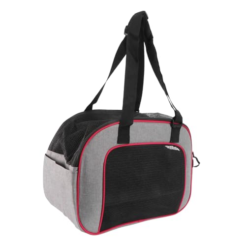 BUGUUYO Haustier-Handtasche Rot Tragbare Tasche Für Hunde Und Katzen Faltbar Aufbewahrungs-Organizer Großes Fassungsvermögen Bequem Robust Leicht Zu Tragen von BUGUUYO