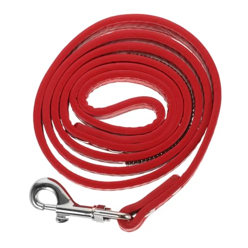 BUGUUYO Pu Lederschnalle Hundeleine Mit Funkelnden Strasssteinen Farbenfrohe Trainingsleine Für Kleine Hunde Für Joggen Und Outdoor-aktivitäten Rot BUGUUYO Pu Lederschnalle Hundeleine Mit Funkelnden Strasssteinen Farbenfrohe Trainingsleine Für Kleine Hunde Für Joggen Und Outdoor-aktivitäten Rot von BUGUUYO