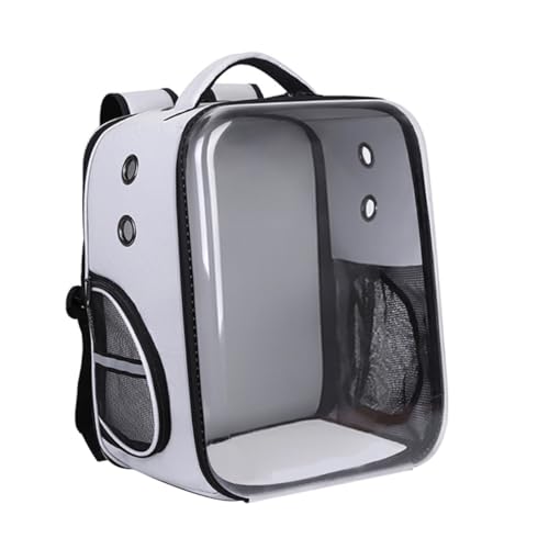 BUGUUYO Transparente Faltbare Haustiertragetasche Atmungsaktive Outdoor Reisetasche für Kleine Hunde und Katzen Leichter Transportbeutel mit Sichtfenster Praktische Faltbare BUGUUYO Transparente Faltbare Haustiertragetasche Atmungsaktive Outdoor Reisetasche für Kleine Hunde und Katzen Leichter Transportbeutel mit Sichtfenster Praktische Faltbare von BUGUUYO