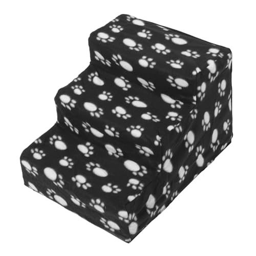 BUGUUYO Treppenkletterspielzeug Schritte Hund Haustier Spielende Treppe Welpenleiter Welpentreppe Treppensteigen Für Haustiere Haustiertreppen Aus Kunststoff Schwarz Plastik BUGUUYO Treppenkletterspielzeug Schritte Hund Haustier Spielende Treppe Welpenleiter Welpentreppe Treppensteigen Für Haustiere Haustiertreppen Aus Kunststoff Schwarz Plastik von BUGUUYO