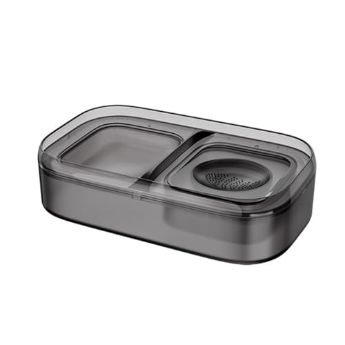 BUGUUYO Automatischer Wasserspender Für Katzen Und Hunde Wassernapf Futternapf Aus Kunststoff Wasserspender Für Kätzchen Wasserhalter Grau BUGUUYO Automatischer Wasserspender Für Katzen Und Hunde Wassernapf Futternapf Aus Kunststoff Wasserspender Für Kätzchen Wasserhalter Grau von BUGUUYO