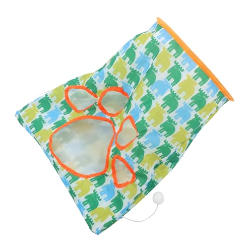 BUGUUYO Katzentunnel für den Innenbereich Spielzeugtasche zusammenklappbarer Haustiertunnel für gelangweilte Katzen mit bequemem Material von BUGUUYO