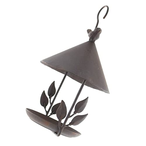 BUGUUYO Vogelfütterer Wildvogel-Feeder-Ornament Windows Bird Feeder Futterhäuschen Für Wildvögel Im Garten Kleiner Vogelhäuschen Papagei Groß Garten Vogelhäuschen Eisen Coffee BUGUUYO Vogelfütterer Wildvogel-Feeder-Ornament Windows Bird Feeder Futterhäuschen Für Wildvögel Im Garten Kleiner Vogelhäuschen Papagei Groß Garten Vogelhäuschen Eisen Coffee von BUGUUYO