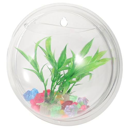 BUGUUYO Wandvase Aus Acryl Für Zuhause Aquarium-Dekoration Kreatives Aquarium-zubehör 17 cm Durchmesser Verspiegelte Oberfläche BUGUUYO Wandvase Aus Acryl Für Zuhause Aquarium-Dekoration Kreatives Aquarium-zubehör 17 cm Durchmesser Verspiegelte Oberfläche von BUGUUYO
