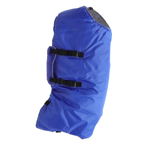BUGUUYO Warmer Mantel 1Pc Wadenweste Minidecke Winterjacken Fleecejacke Wadenwärmedecke Schaffellmantel Kuhjacke Ziegen Ziegenwinterweste Wadenweste Blau Die Kuh Winddicht von BUGUUYO