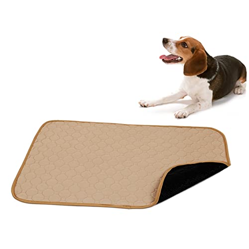 BUGUUYO Waschbare Hundekatzen Pinkmatte wasserdichte Und Wiederverwendbare Training Pads Für Welpen Größe S Beige Haustier Pee Pads Für Hunde Und Katzen BUGUUYO Waschbare Hundekatzen Pinkmatte wasserdichte Und Wiederverwendbare Training Pads Für Welpen Größe S Beige Haustier Pee Pads Für Hunde Und Katzen von BUGUUYO
