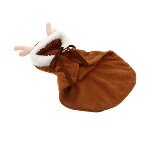 BUGUUYO Hundekleidung Haustier Cape Elch Partykleid Für Weihnachtskostüme Zufällige Farbe BUGUUYO Hundekleidung Haustier Cape Elch Partykleid Für Weihnachtskostüme Zufällige Farbe von BUGUUYO
