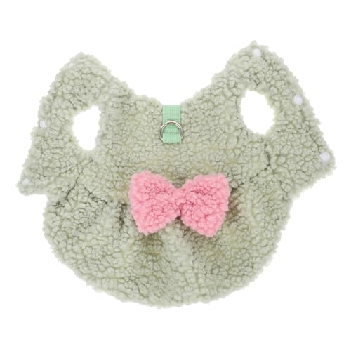 BUGUUYO Bowknot Hundepullover Winterliche Warme Und Kuschelige Haustierkleidung Mit Schleifenmuster Für Kleine Und Mittlere Hunde von BUGUUYO