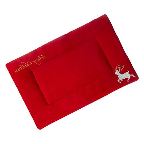 BUGUUYO Kätzchenbett Weihnachtsmatte für Haustiere Reisebett für Haustiere Hunde Wärmebett Schlafmatten Haustierbett BUGUUYO Kätzchenbett Weihnachtsmatte für Haustiere Reisebett für Haustiere Hunde Wärmebett Schlafmatten Haustierbett von BUGUUYO