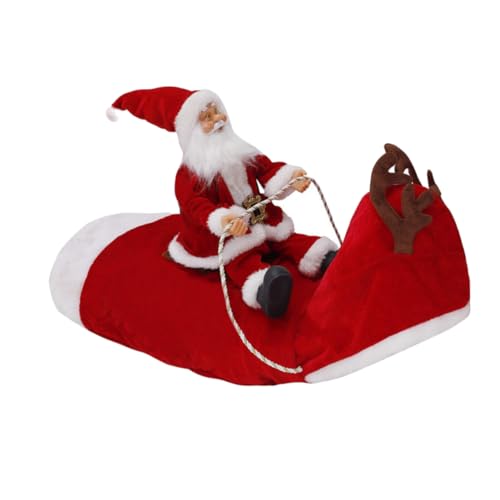 BUGUUYO Hund Weihnachtsmann Elch Kostüm Weihnachten Haustier Kleidung Dress-up Mantel M Warm Bequem BUGUUYO Hund Weihnachtsmann Elch Kostüm Weihnachten Haustier Kleidung Dress-up Mantel M Warm Bequem von BUGUUYO
