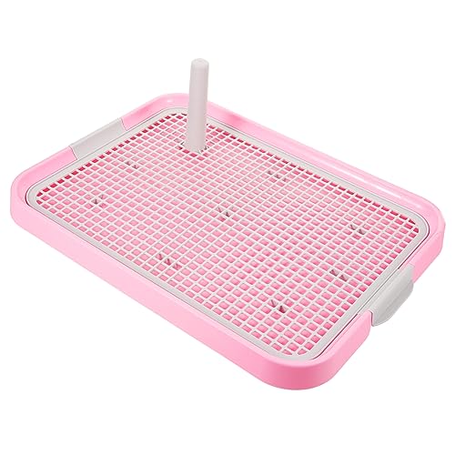 BUGUUYO Hundetoilette Für Wohnung Pet Bathroom Mit Rutschfester Oberfläche Leicht Zu Reinigende Welpenunterlage Indoor Hundepott Für Kleine Bis Mittelgroße Hunde Pink BUGUUYO Hundetoilette Für Wohnung Pet Bathroom Mit Rutschfester Oberfläche Leicht Zu Reinigende Welpenunterlage Indoor Hundepott Für Kleine Bis Mittelgroße Hunde Pink von BUGUUYO