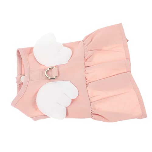 BUGUUYO Windeln Hundesachen Entzückendes Katzenkleid Cosplay-Kleidung Für Hunde Welpenkleid Haustier-Sommerkleid Zartes Katzenkleid Hund Bademantel Haustiere Baumwolle Polyester Rosa von BUGUUYO