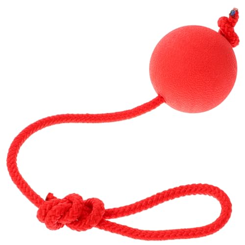 BUGUUYO Trainingsspielzeug für Haustiere bissfester Gummiball mit Seil für Hunde hochspringender Molaren-Trainingsball Hundeball an Schnur für Welpen BUGUUYO Trainingsspielzeug für Haustiere bissfester Gummiball mit Seil für Hunde hochspringender Molaren-Trainingsball Hundeball an Schnur für Welpen von BUGUUYO