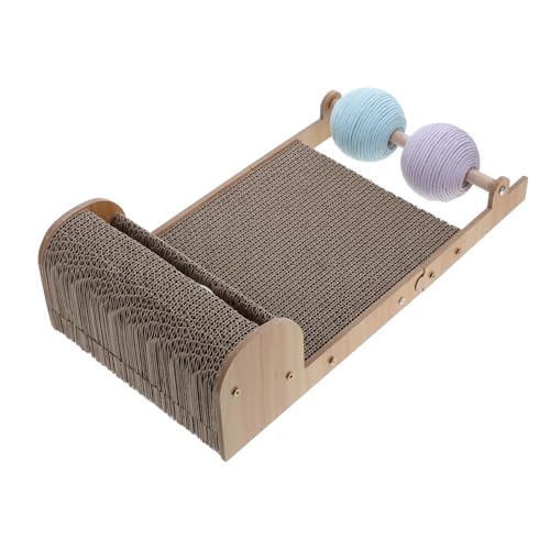 BUGUUYO Kratzsofa Kartonunterlage Katzenliege Bett Wiederverwendbares Katzenspielzeug Multifunktions-kratzbrett Für Haustiere Eckkratzbrett Für Katzen BUGUUYO Kratzsofa Kartonunterlage Katzenliege Bett Wiederverwendbares Katzenspielzeug Multifunktions-kratzbrett Für Haustiere Eckkratzbrett Für Katzen von BUGUUYO