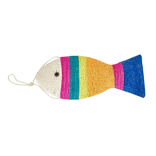 BUGUUYO Katzenkratzspielzeug Fischform Kratzbrett Kätzchen Kratzpad Kratzfest Robust Sisal BUGUUYO Katzenkratzspielzeug Fischform Kratzbrett Kätzchen Kratzpad Kratzfest Robust Sisal von BUGUUYO