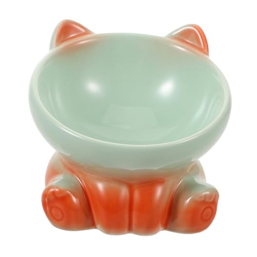 Futterschale für Katzen und Welpen Langsame Fütterungsdesign für Portionskontrolle für Ältere Katzen und Haustiere von BUGUUYO