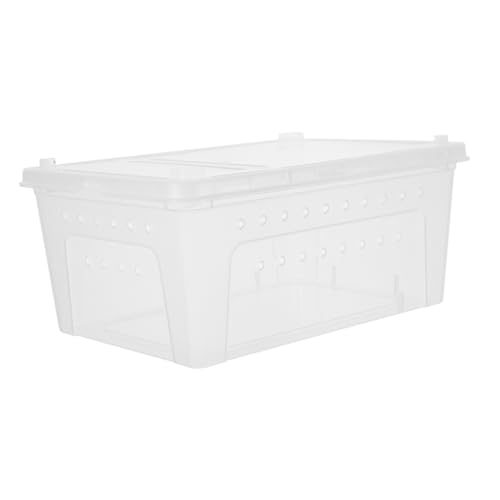 BUGUUYO Spinne Futterbox Für Reptilien Und Schlangen Schildkrötengehege Behälter Schlangenbox Abs-Kunststoff Ausbruchsicheres Design Mini von BUGUUYO