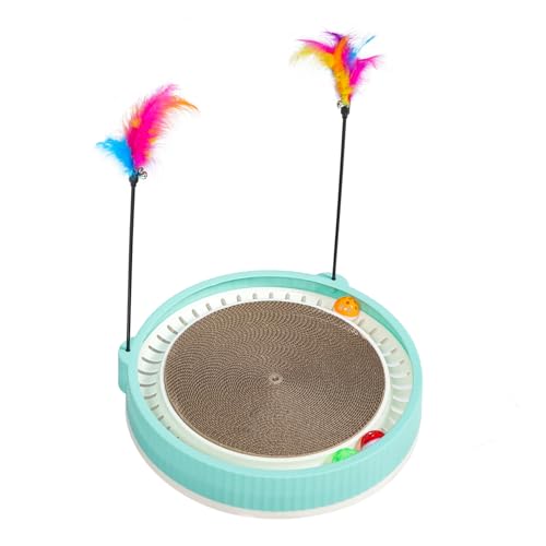 BUGUUYO Katzenspurspielzeug Katzenkratzbrett Verschleißfest Lustiges Design Katzenkratzgewohnheit BUGUUYO Katzenspurspielzeug Katzenkratzbrett Verschleißfest Lustiges Design Katzenkratzgewohnheit von BUGUUYO