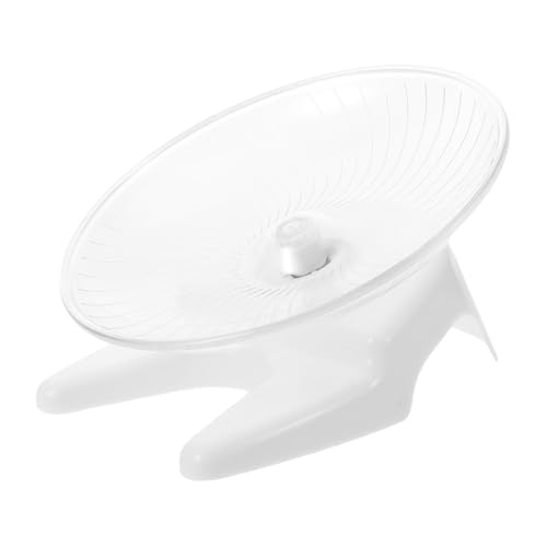 Silent Mouse Exercise Wheel für Kleine Haustiere Geräuschloses Fliegendes Untertassen Design für Hamster Rennmäuse und Zwerghasen Weiß Silent Mouse Exercise Wheel für Kleine Haustiere Geräuschloses Fliegendes Untertassen Design für Hamster Rennmäuse und Zwerghasen Weiß von BUGUUYO