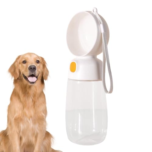 Hunde Reise Wasserflasche - Hund Wasserflasche zum Spazierengehen | Tragbare Reise Wasserflasche Spender für Hunde Auslaufsichere Flaschen Füllen Schüssel mit Wasser für Outdoor Walking Bukbag von BUKBAG