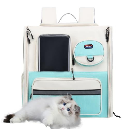 Haustiertransporter | Transportboxen für kleine Hunde | Reisezubehör für Kätzchen, Faltbare, freihändige Haustiertasche aus Ox -Stoff für Katzen mit einem Gewicht von 22 Pfund und einen Hund Bukisa Haustiertransporter | Transportboxen für kleine Hunde | Reisezubehör für Kätzchen, Faltbare, freihändige Haustiertasche aus Ox -Stoff für Katzen mit einem Gewicht von 22 Pfund und einen Hund Bukisa von BUKISA