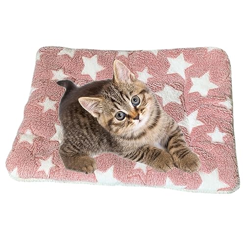 Kuschelige beruhigende Decke für Katzen, weich und maschinenwaschbar, kleine Haustierdecke für Nervosität und Stress, Kätzchenbett für Katzen und Hunde, Haustierzubehör von BUKISA